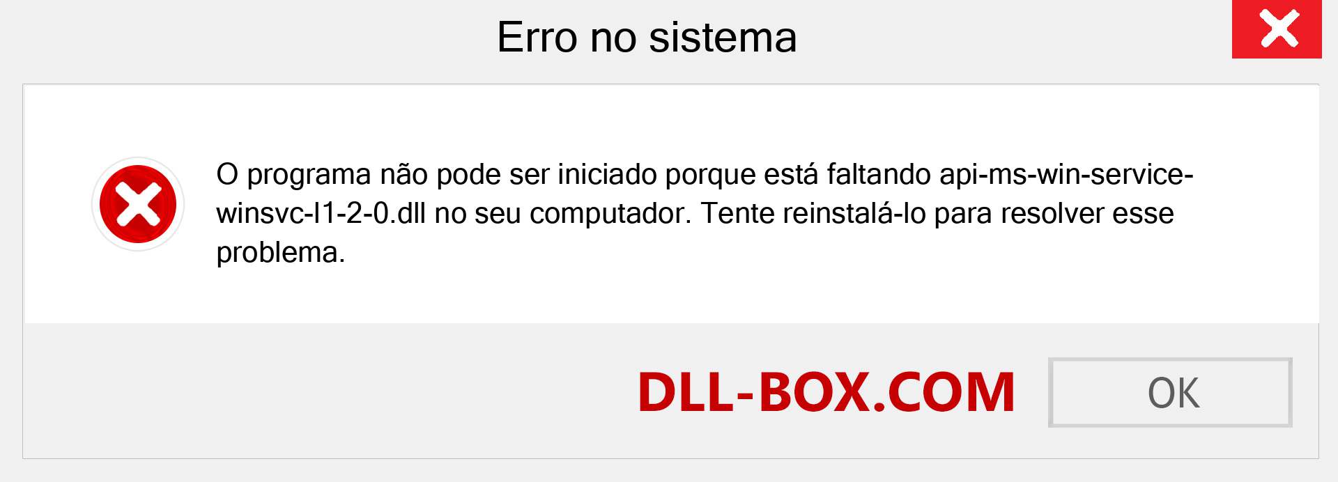 Arquivo api-ms-win-service-winsvc-l1-2-0.dll ausente ?. Download para Windows 7, 8, 10 - Correção de erro ausente api-ms-win-service-winsvc-l1-2-0 dll no Windows, fotos, imagens